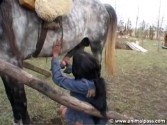 Animal Pass - Hot Indian Girl and Horse