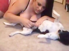 Girls getting fucked by pet