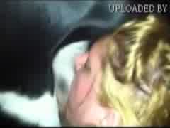 Dog cum
