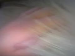 Cute teen sucks her pet dog's dick for practice