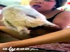 Indian girl suck dog's dick |very disgusting
