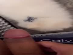 Puppy plays and bites my tip